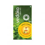 Amazon Brand – Vedaka Green Tea, Lemon and Honey, 100 Bags