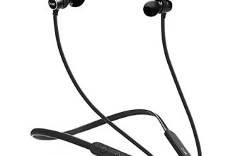 boAt Rockerz 255 in-Ear Earphones with 8 Hours Battery, IPX5, Bluetooth V5.0 and Voice Assistant(Active Black)