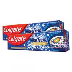 Colgate MaxFresh Blue Spicy Fresh Gel Toothpaste, 160g, Mumbai Indians Special Edition Pack (Pack of 2)