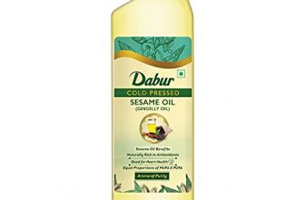 Dabur Cold Pressed Sesame(Gingelly) Oil, 1 L