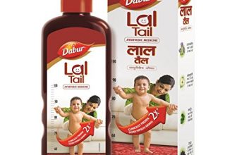 Dabur Lal Tail : Ayurvedic Baby Massage Oil – 500ml|Clinically Tested 2x Faster Physical Growth for Stronger Bones and Muscles