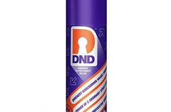 DND Nanosol Flying Insect Killer | Mosquito Repellent Aerosol Spray | Instant Kill Action | 12 hrs Protection | 60ml