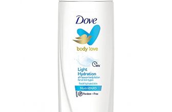 Dove Body Love Light Hydration Body Lotion For All Skin Types Paraben Free, 48hrs Moisturisation with Plant Based moisturiser, Fresh Hydrated Skin 100ml