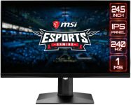MSI OPTIX MAG251RX 24.5″ 240Hz 1ms IPS Gaming Monitor (FHD 1920×1080 / Non-Glare with Super Narrow Bezel / 16:9 / G-Sync Compatible/HDMI/DP/USB Height Adjustable)