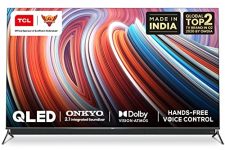TCL 163.9 cm (65 inches) 4K Ultra HD Certified Android Smart QLED TV 65C815 (Metallic Black) (2020 Model) | With Integrated 2.1 ONKYO Soundbar