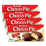 ORION Choco Pie Chocolate Coated Biscuit, 4 x 6 Piece Pack