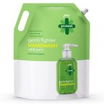Godrej Protekt Germ Fighter Handwash Refill Pack | Lime & Eucalyptus | Germ Protection & Soft on Hands – 1.5 L