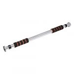 Amazon Basics Door Frame Mount Steel Chin and Pull Up Bar, Chrome