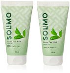 Amazon Brand – Solimo Green Tea Face Wash, 150ml (Pack of 2)
