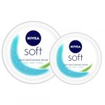 Nivea Soft Light Moisturizer for Face, Hand & Body Non Sticky Cream, 300 ml + 100 ml