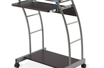 Nilkamal Leo Computer Trolley/Table (Black/Walnut)