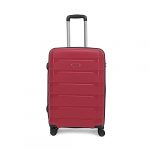 Aristocrat Porto 65cm Maroon Polypropylene Harsided Check-in Luggage 8W Strolley