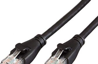 AmazonBasics RJ45 Cat-6 Ethernet Patch/LAN Cable -25Feet (7.6Meters),Black