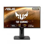 ASUS Tuf – Vg259Qr Gaming 25 Inch (63.5 cm) 1920 x 1080 Pixels LCD Monitor – Full Hd, 165Hz, 1Ms, Extreme Low Motion, Speaker, G-Sync Compatible, Shadow Boost, Vesa Mountable, Displayport, Hdmi Black