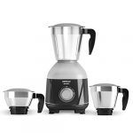 Havells MIXWELL 500 Watt 3 Jar mixer grinder ,304 SS Blades, Bigger and wider mouth SS Jars & All Jars with Handle (Black and Grey)