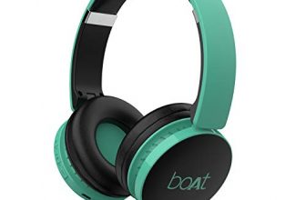 Boat Rockerz 370 On Ear Bluetooth Headphones With Upto 12 Hours Playtime, Cozy Padded Earcups And Bluetooth V5.0(Gregarious Green)