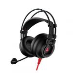 Boat Immortal Im-200 7.1 Wired Over Ear Headphones Channel Usb Gaming Headphone With Rgb Breathing Leds & 50Mm Drivers With Mic (Active Black)