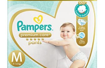 Pampers Premium Care Pants, Medium Size Baby Diapers (Md), 162 Count, Softest Ever Pampers Pants