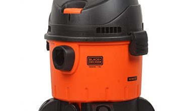 Black+Decker Wdbd15 High Suction Wet & Dry Vacuum Cleaner & Blower With Hepa Filter & Reusable Dustbag Suitable For Household Use, 15-Litre 1400 Watt 16 Kpa, 1 Year Warranty (Red/Grey)