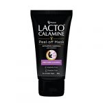Lacto Calamine Face Peel Off Mask With Activated Charcoal And Vitamin E For Deep Pore Cleansing, Removing Blackheads And Whiteheads & Fresh Glowing Skin, No Parabens & Sulphates, Black, 60 G