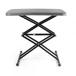 Cello Riser Duroplast Multi Utility Rectangular Table, Scissor Fold And Height Adjustable, Grey