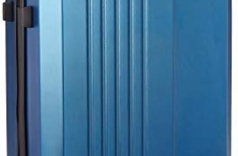 Amazon Brand – Solimo Murray Hardside Trolley, Blue, 66 Cm