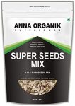 Anna Organik Super Seeds Mix, Seeds For Eating, Mix Seeds, Diet Snacks – Healthy Diet Snacks 7 In 1 Raw Seeds Mix (800Gm)