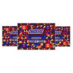 Snickers Premium Chocolate Gift Pack | 3 Snickers Miniatures | 2 Snickers Peanut & Butterscotch Bars | 1 Snickers Almond Bar | 150G – Pack Of 3