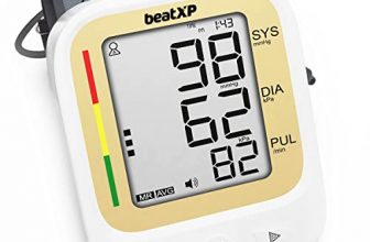 Beatxp Bp Machine – Fully Automatic Bp Monitor Large Cuff Size – Memory Feature With Pulse Rate Detection – 1 Yr Warranty – Large Display Size (White)