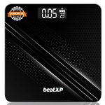 Beatxp Gravity Digital Weight Machine For Body Weight With Thick Tempered Glass, Best Bathroom Weighing Scale With Lcd Display – 2 Year Warranty