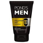 Pond’S Men Pollution Out Activated Charcoal Deep Clean Facewash, 100 G