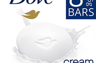 Dove Cream Beauty Bathing Bar 125 G (Combo Pack Of 8) With Moisturising Cream For Softer, Glowing Skin & Body – Nourishes Dry Skin More Than Bar Soap