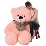 Tedstree Skin Friendly Ultra Soft 3 Feet Teddy Bear For Kids, Lovable Huggable Cute Soft Giant Teddy Bear For Girlfriends/Wife/Kids -(Pink, 91 Cm)