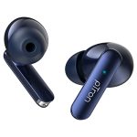 Ptron Bassbuds Duo In Ear Earbuds With 32Hrs Total Playtime, Bluetooth 5.1 Wireless, Stereo Audio, Touch Control Tws, With Mic, Type-C Fast Charging, Ipx4 & Voice Assistance (Blue)