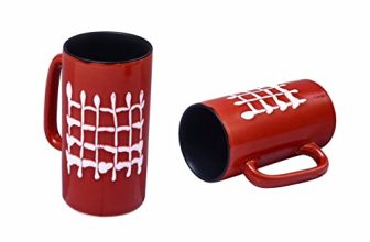 Caffeine Handmade Ceramic Rustic Brown And Black Milk Mug (Set Of 2)