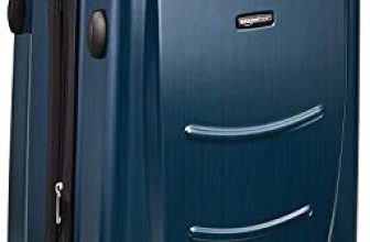 Amazonbasics 28 Inch 78 Cm Hardshell Check-In Size Suitcase, Navy Blue