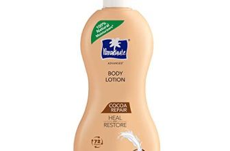 Parachute Advansed Cocoa Repair Body Lotion For Women & Men, Very Dry Skin, 400Ml | Pure Coconut Milk & Cocoa, 100% Natural, 72H Moisturisation