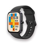 Fastrack Reflex Vox Smartwatch|Alexa Built-In|Bright Hd Display|Upto 10 Days Battery|5 Atm Water Resistance|Multiple Sports Modes|100+ Watchfaces|24X7 Hrm|Sp02|Stress Monitor|Camera & Music Control