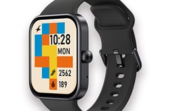 Fastrack Reflex Vox Smartwatch|Alexa Built-In|Bright Hd Display|Upto 10 Days Battery|5 Atm Water Resistance|Multiple Sports Modes|100+ Watchfaces|24X7 Hrm|Sp02|Stress Monitor|Camera & Music Control