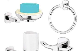 Adeptt Spa Series Zinc Material Accessories Set (Silver)