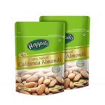 Happilo 100% Natural Premium Dried California Almonds 200G (Pack Of 2) | Premium Badam Giri | High In Fiber & Boost Immunity | Real Nuts | Gluten Free