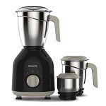 Philips Hl7756/00 Mixer Grinder 750 Watt , 3 Stainless Steel Multipurpose Jars With 3 Speed Control And Pulse Function (Black)