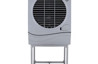 Symphony Jumbo 70 Desert Air Cooler For Home With Aspen Pads, Powerful Fan, Cool Flow Dispenser And Free Trolley(70L, Grey)