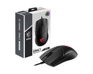 Msi Usb Clutch Gm41 Lightweight Gaming Mouse – 16000 Dpi Optical Sensor, Symmetrical, 60M+ Click Omron Switches, 6-Buttons, Frixion-Free Cable, 1Ms Latency, Rgb Mystic Light, 65G – Wired
