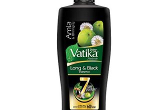 Dabur Vatika Long & Black Shampoo – 640Ml | With Amla & Bhringhraj I For Shiny, Long & Black Hair | No Added Parabens | Provides Gentle Cleansing, Conditioning And Nourishment To Hair