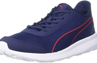 Puma Mens Dazzler Peacoat-High Risk Red-White Sneaker – 10 Uk (39178202)