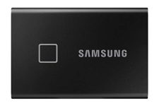 Samsung T7 Touch 1Tb Up To 1,050Mb/S Usb 3.2 Gen 2 (10Gbps, Type-C) External Solid State Drive (Portable Ssd) Black (Mu-Pc1T0K)
