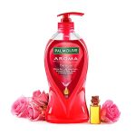 Palmolive Parabens & Silicones-Free Aroma Sensual Single Pump Bottle Body Wash, Enriched With Orange Essential Oil, Rose Flower & Ginseng Extracts 750Ml