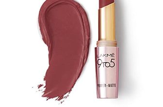 Lakme 9To5 Primer + Matte Lip Color Dusty Pink 3.6 G
