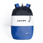 Gear Voyager 15L Casual Backpack/Daypack/Hiking Daypack/Drawstring Bag For Men/Women (Black-Blue)